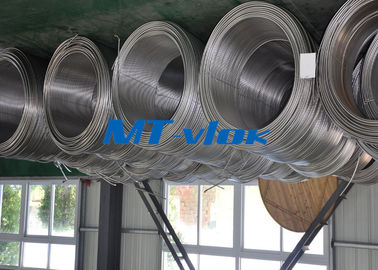 ASTM A269 / ASME SA269 1 / 4 Inch Cold rolled Stainless Steel Coil Pipe With 300 Series Material