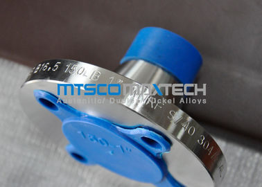 304 / 304L Raw Material Flanges Pipe Fittings , Stainless Steel Flange WNRF 1 " 150LB