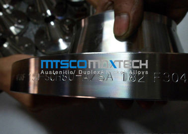 F304 Stainless Steel Flange For Connection , WNRF SCH80 A / SA182 150 Class