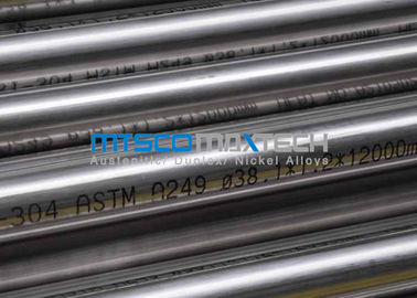 AISI 304 Stainless Steel Welded Tube Φ 38.1 x 1.2 x 12000 mm