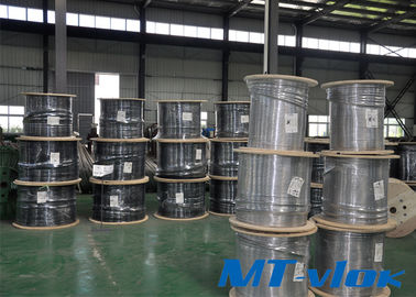ASTM A269 / A213 Stainless Steel Coiled Tubing Seamless 9.53 * 0.89mm Super Long