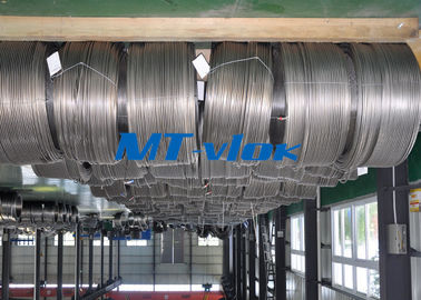S30400 / S30403 ASME SA269 Welded Stainless Steel Coiled Tubing / Tube For Cable Industry