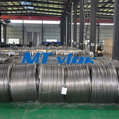 S32205 Duplex Steel Coiled Tubing Chemical Injection Line Cold Drawn