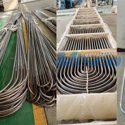 ASTM A269 TP347/321 Seamless U Bend Tube 25.4 X 2.11mm For Petroleum Refining